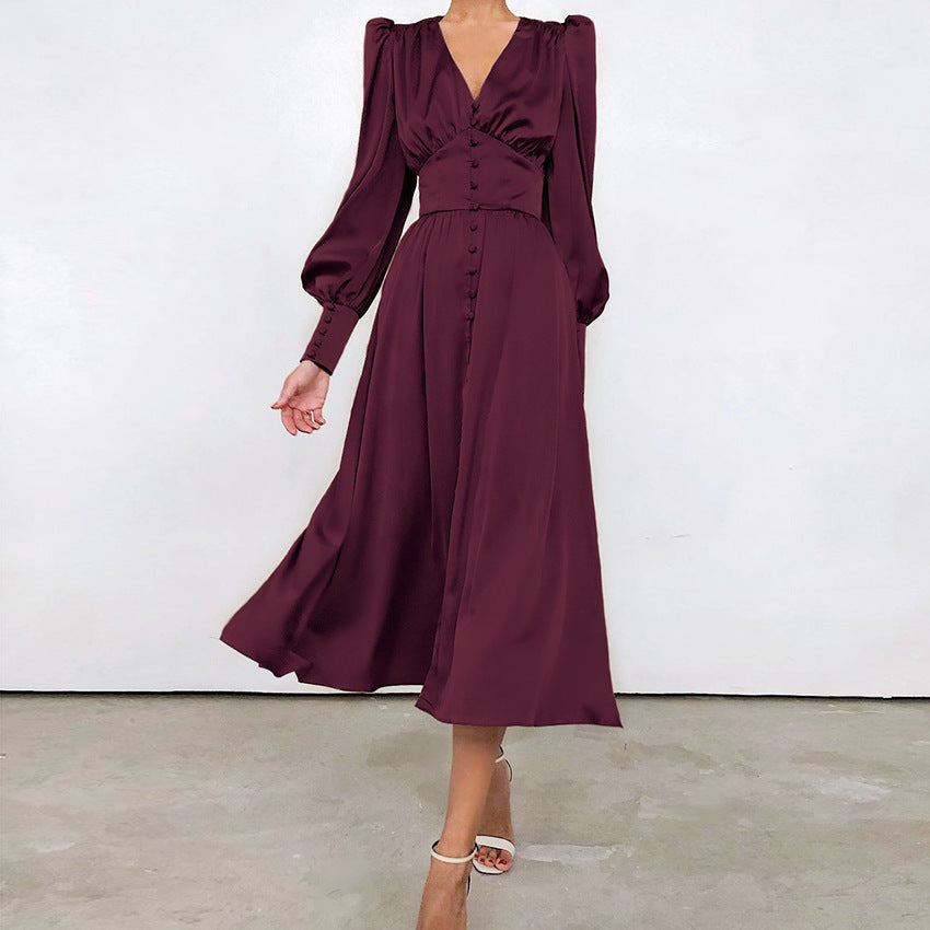 EB | Elegante Satinkleider für Frühling und Sommer