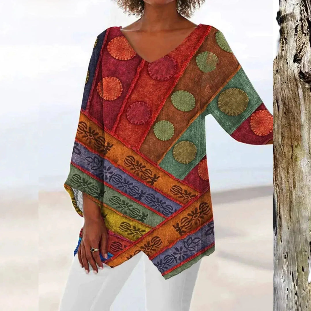 EB | Vintage V-Ausschnitt Top