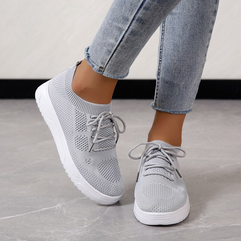 Schwarze StrickSneaker EB
