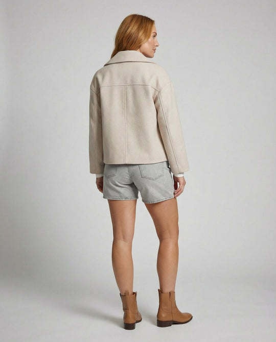 Damen Jacke mit Kurzschnitt & Doppelreiher | EB