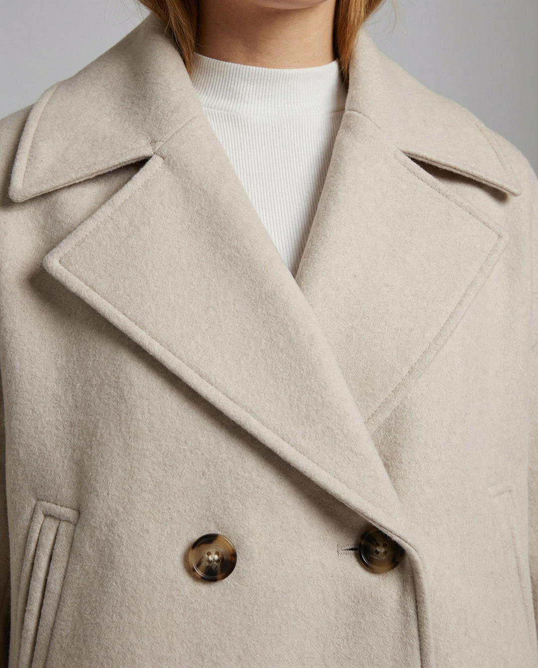 Damen Jacke mit Kurzschnitt & Doppelreiher | EB