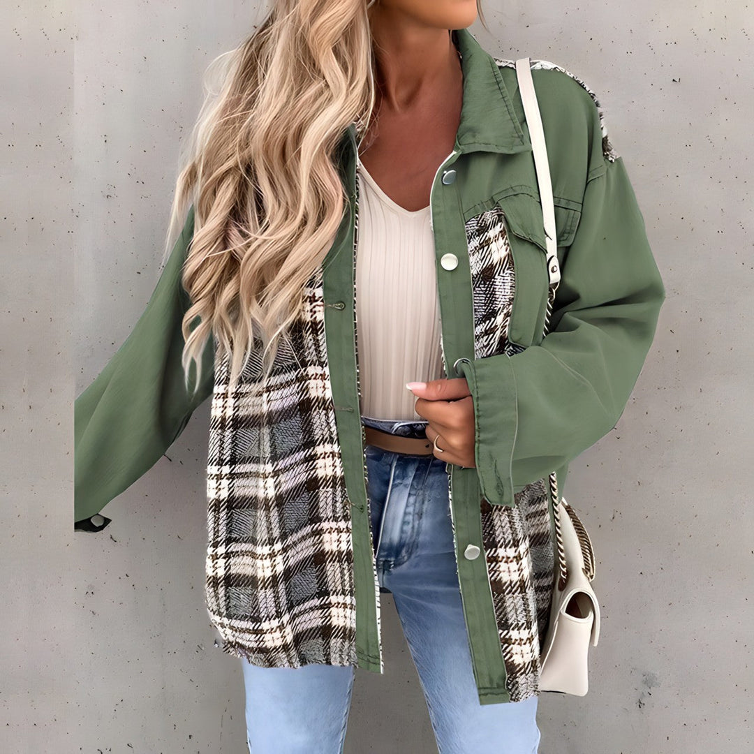 EB | Karierte Jacke für Damen