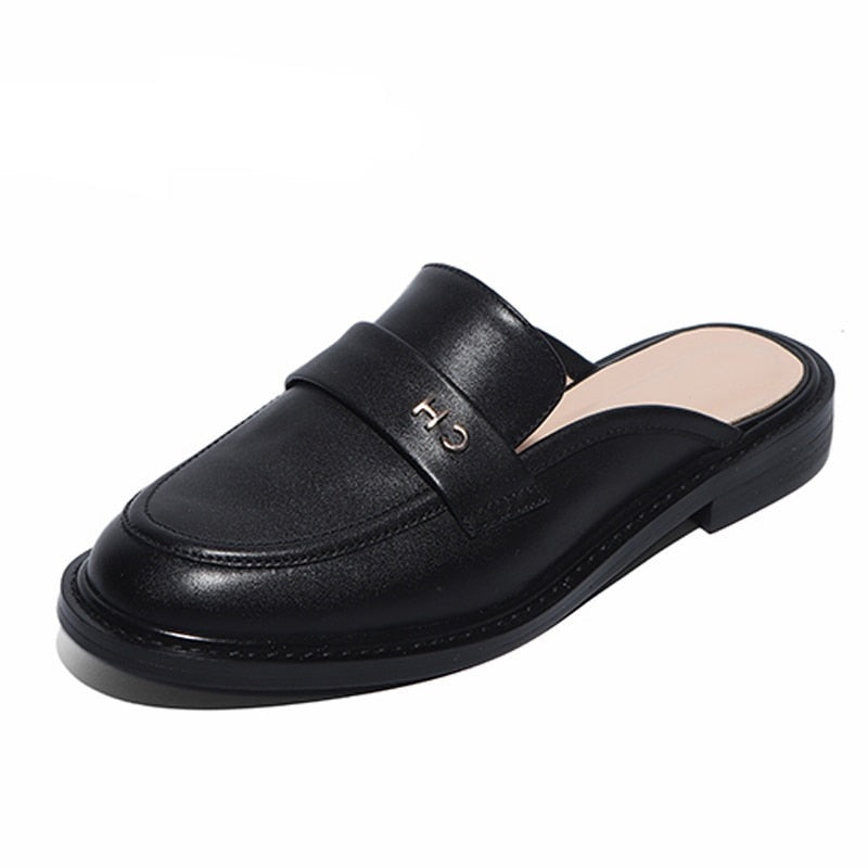 EB | Multi Color Block Echtes Leder Loafer