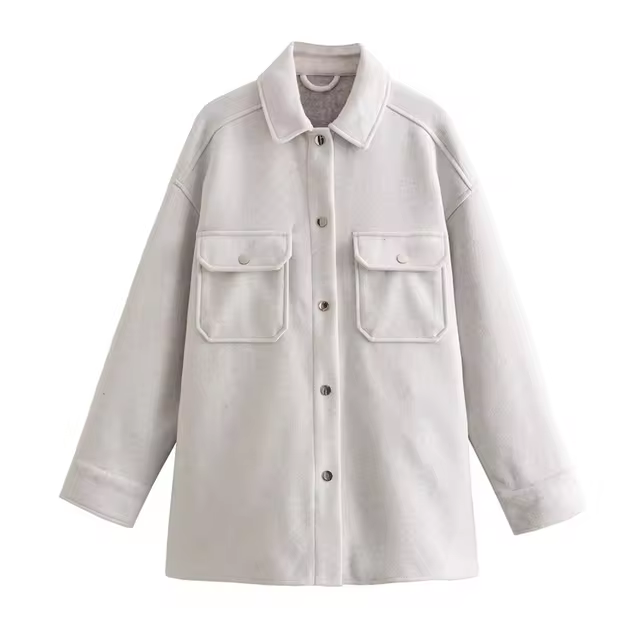 EB | Damen Wollhemdjacke