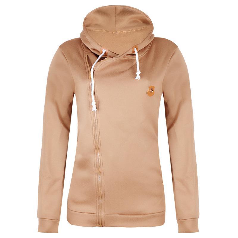 EB | Größe Reißverschluss Taschen mit Kordelzug Hoodie