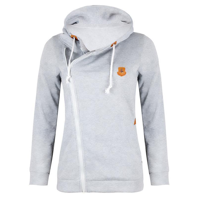 EB | Größe Reißverschluss Taschen mit Kordelzug Hoodie