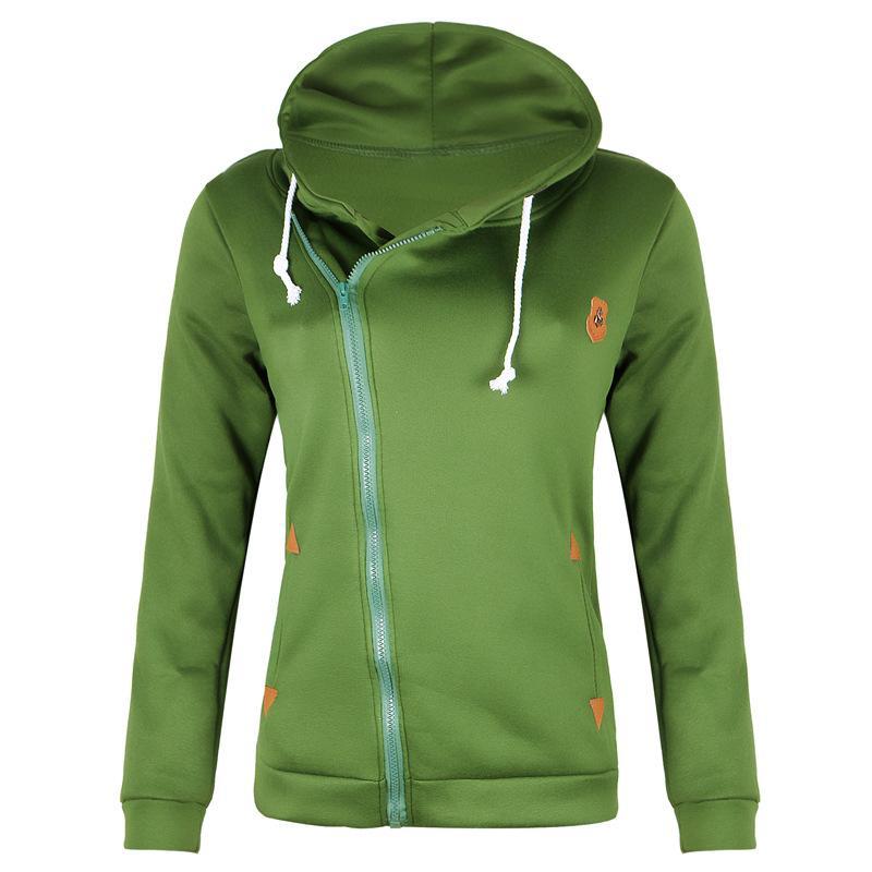 EB | Größe Reißverschluss Taschen mit Kordelzug Hoodie