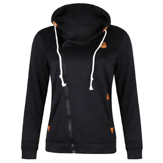 EB | Größe Reißverschluss Taschen mit Kordelzug Hoodie