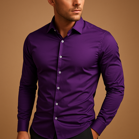 EB | Herren-Fit-Shirt mit Reverskragen - Hemden