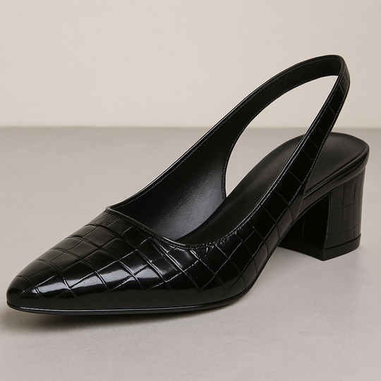 Slingback-Pumps mit Blockabsatz - Annika EB