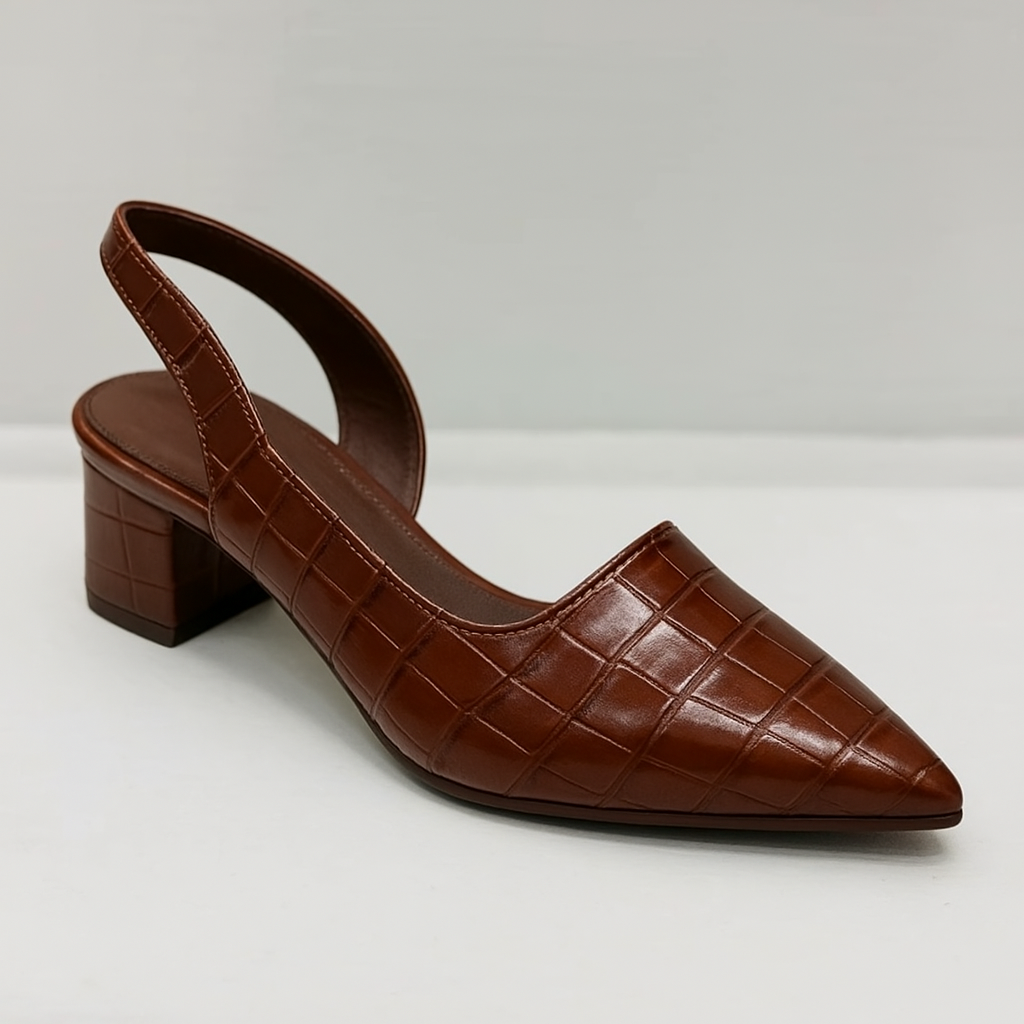 Slingback-Pumps mit Blockabsatz - Annika EB