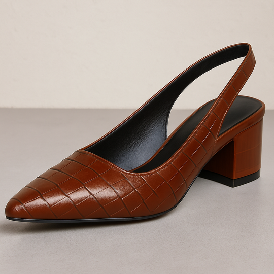 Slingback-Pumps mit Blockabsatz - Annika EB