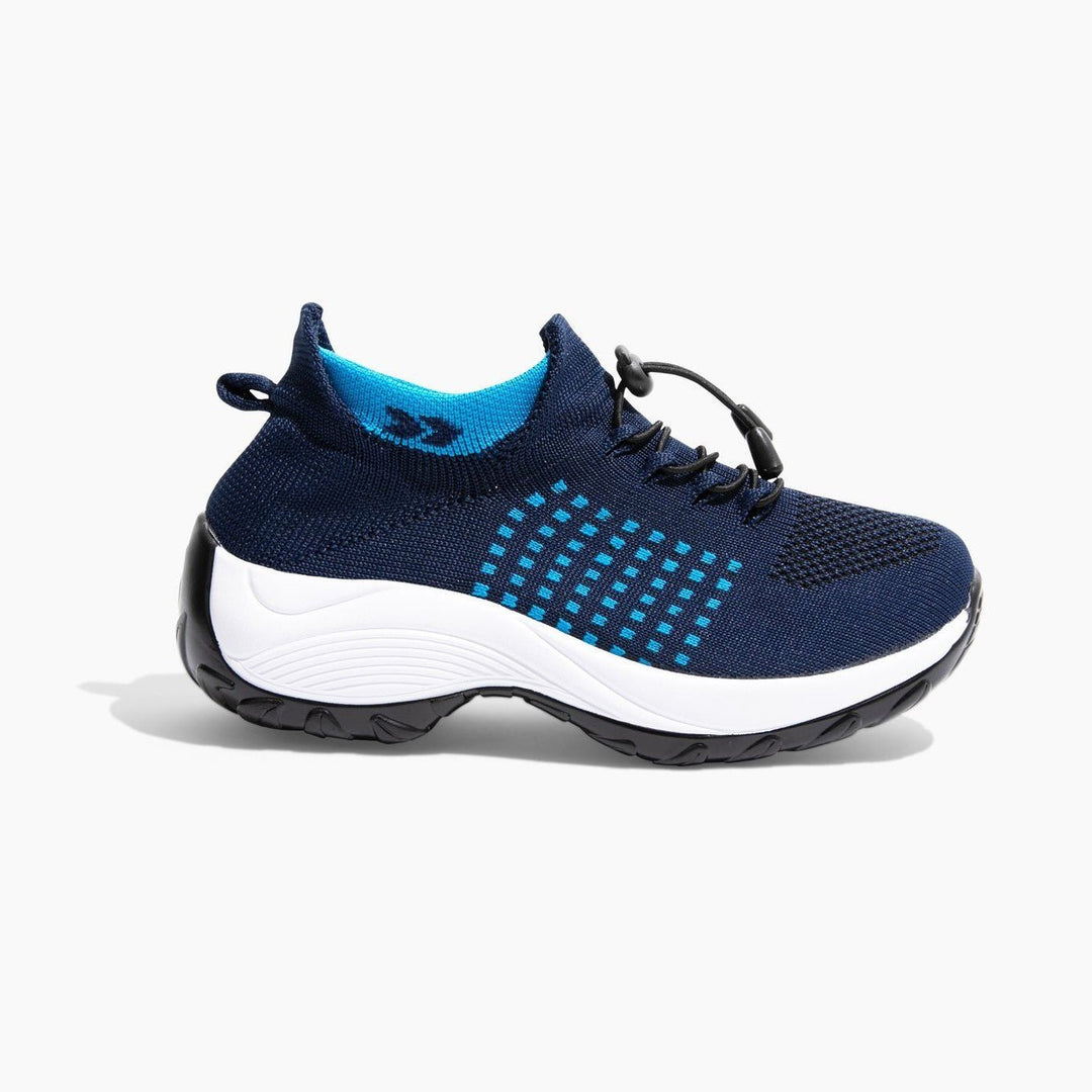 Slip-On Sneakers - Orthopädisch - Luftpolster - Sneakers mit dicker Sohle - Damen Turnschuhe EB
