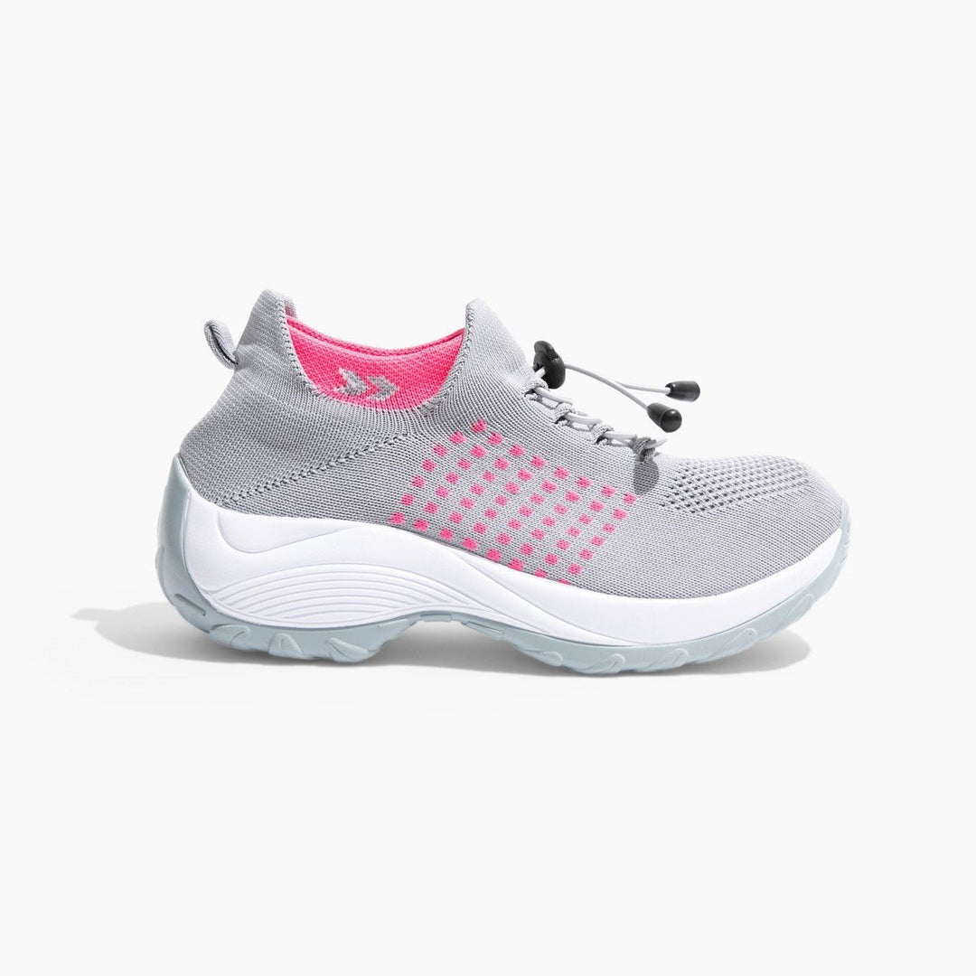 Slip-On Sneakers - Orthopädisch - Luftpolster - Sneakers mit dicker Sohle - Damen Turnschuhe EB