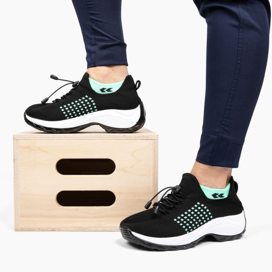 Slip-On Sneakers - Orthopädisch - Luftpolster - Sneakers mit dicker Sohle - Damen Turnschuhe EB