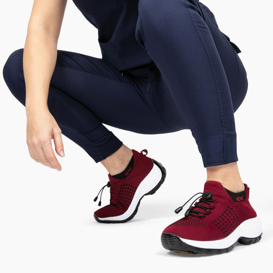 Slip-On Sneakers - Orthopädisch - Luftpolster - Sneakers mit dicker Sohle - Damen Turnschuhe EB