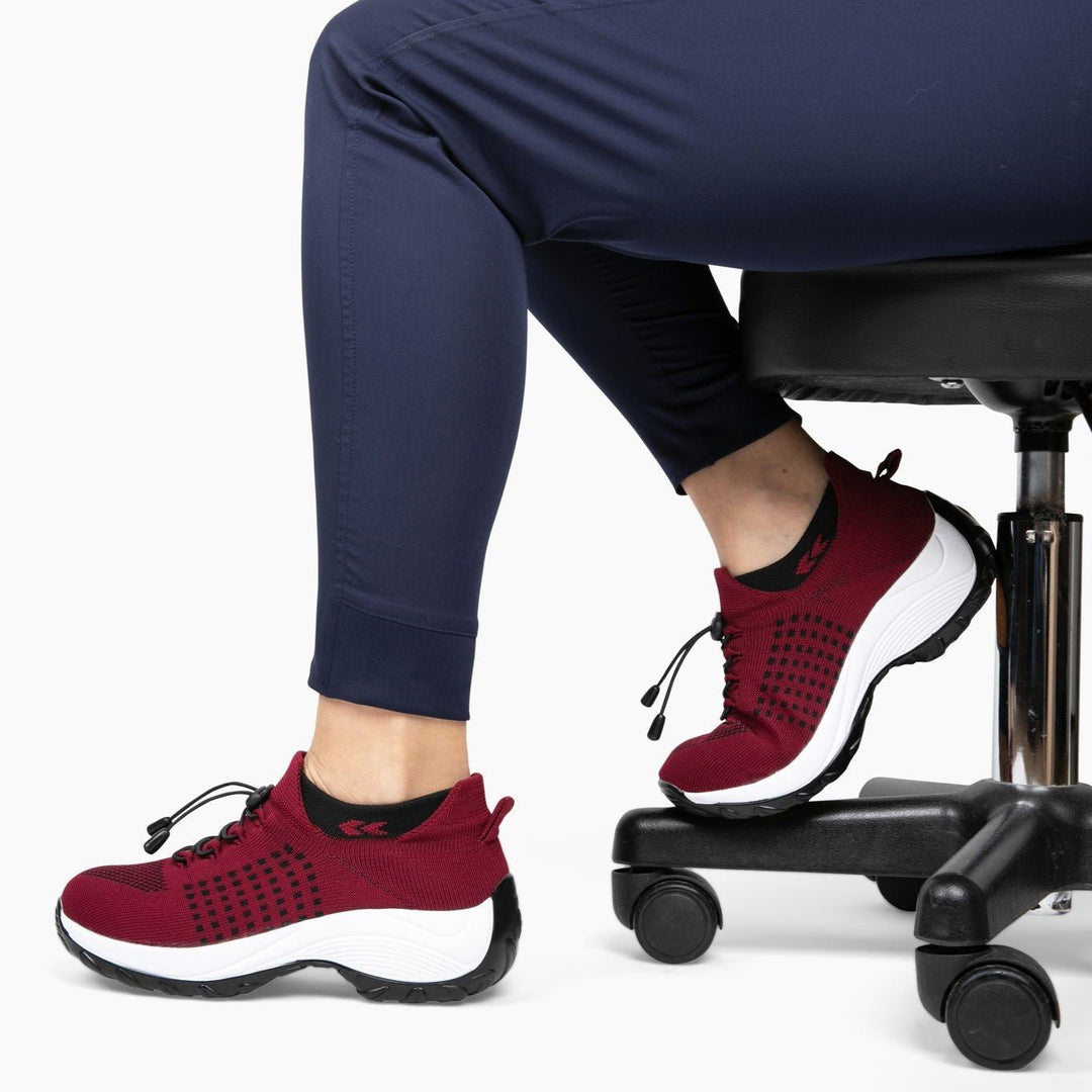 Slip-On Sneakers - Orthopädisch - Luftpolster - Sneakers mit dicker Sohle - Damen Turnschuhe EB