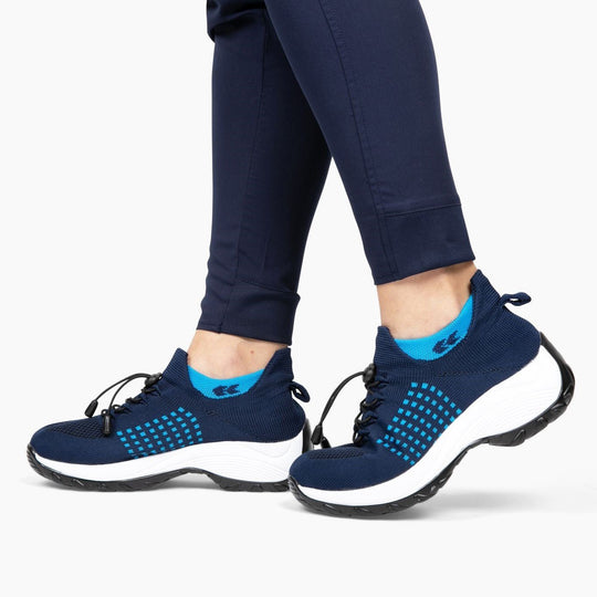 Slip-On Sneakers - Orthopädisch - Luftpolster - Sneakers mit dicker Sohle - Damen Turnschuhe EB