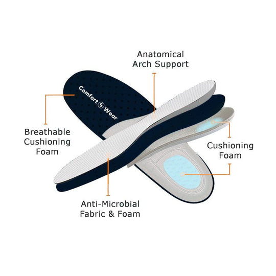 Slip-On Sneakers - Orthopädisch - Luftpolster - Sneakers mit dicker Sohle - Damen Turnschuhe EB