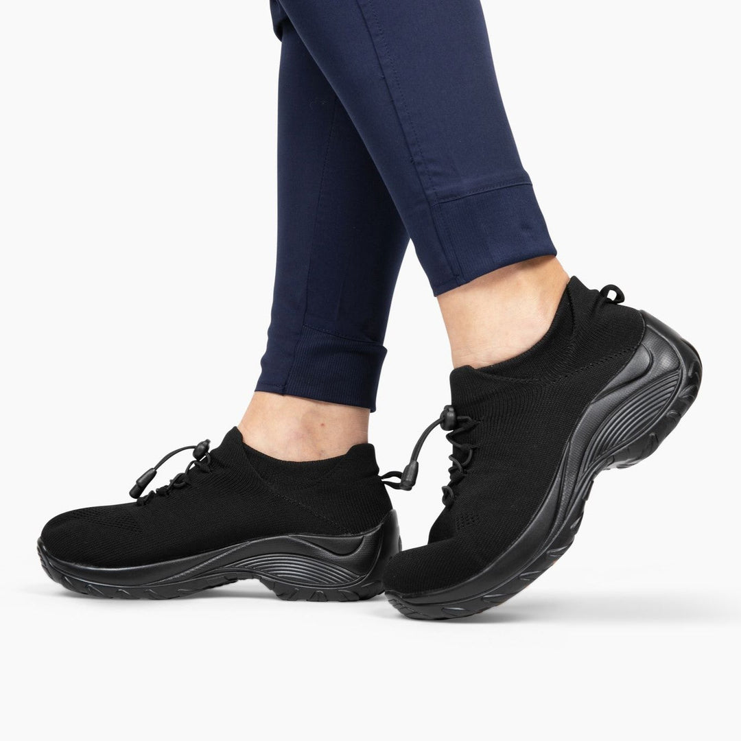 Slip-On Sneakers - Orthopädisch - Luftpolster - Sneakers mit dicker Sohle - Damen Turnschuhe EB
