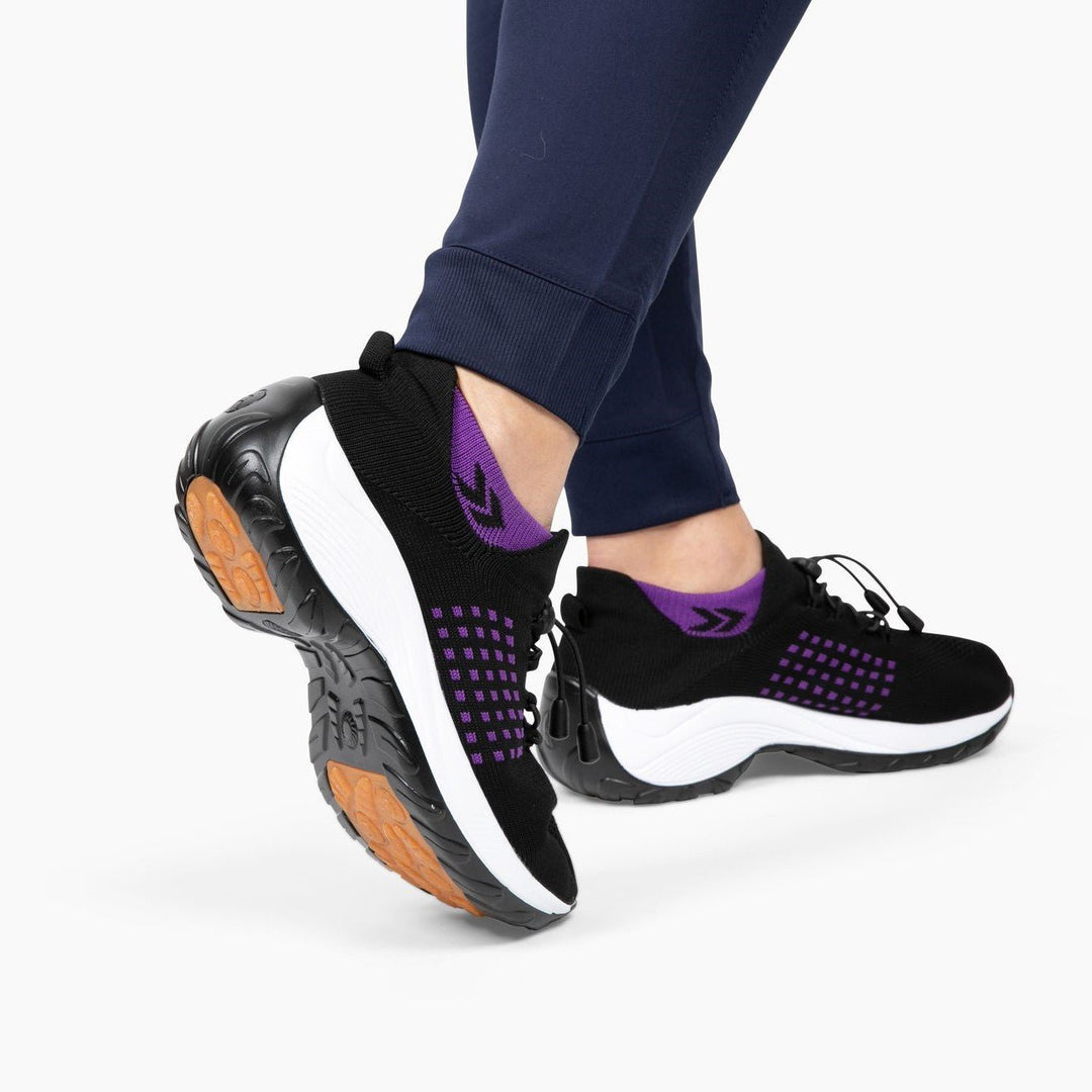 Slip-On Sneakers - Orthopädisch - Luftpolster - Sneakers mit dicker Sohle - Damen Turnschuhe EB