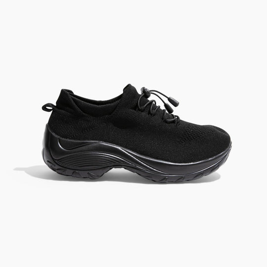 Slip-On Sneakers - Orthopädisch - Luftpolster - Sneakers mit dicker Sohle - Damen Turnschuhe EB