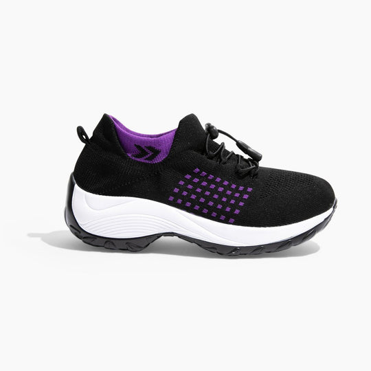 Slip-On Sneakers - Orthopädisch - Luftpolster - Sneakers mit dicker Sohle - Damen Turnschuhe EB