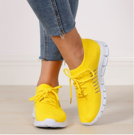 Slip-On Sneakers | Orthopädisch | Gehen | Mesh Sneakers | Damen Trainer EB