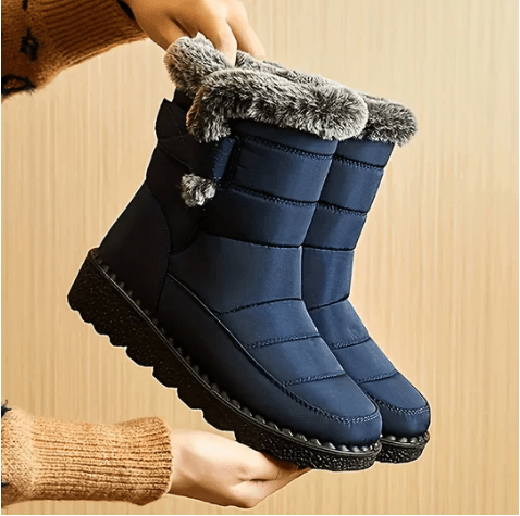 Schneestiefel - Wasserdichte Winterstiefel mit Fellfutter für Damen EB