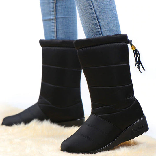 EB | Damen Wasserdichte Winter Warme Baumwollstiefel