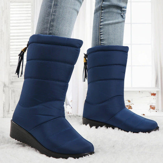EB | Damen Wasserdichte Winter Warme Baumwollstiefel