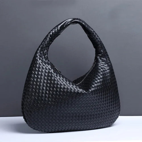 EB | Vintage Umhängetasche Damen Geflochtene Handtasche mit Reißverschluss Im Sale