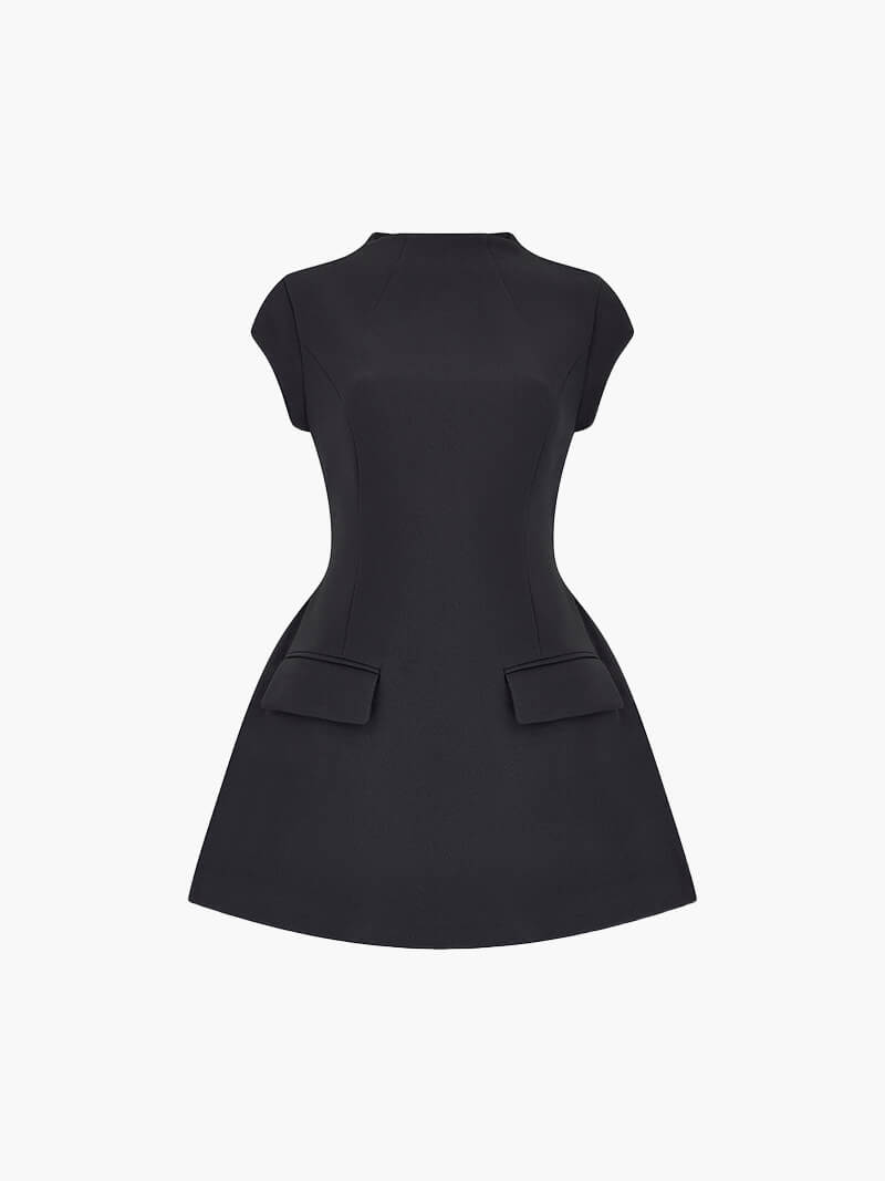 EB | Kleid - Elegant Schwarz - Perfekt für Romantische Abende