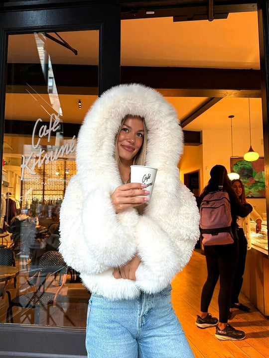 EB | Kunstfelljacke mit Weichem Pelzlook
