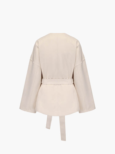 EB | Kimono Jacke Eleganter Cardigan mit Bindegürtel