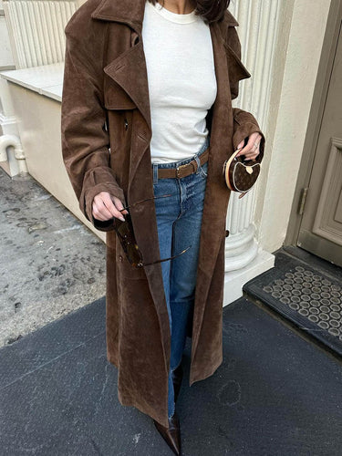 EB | trenchcoat - eleganter langer Damenmantel