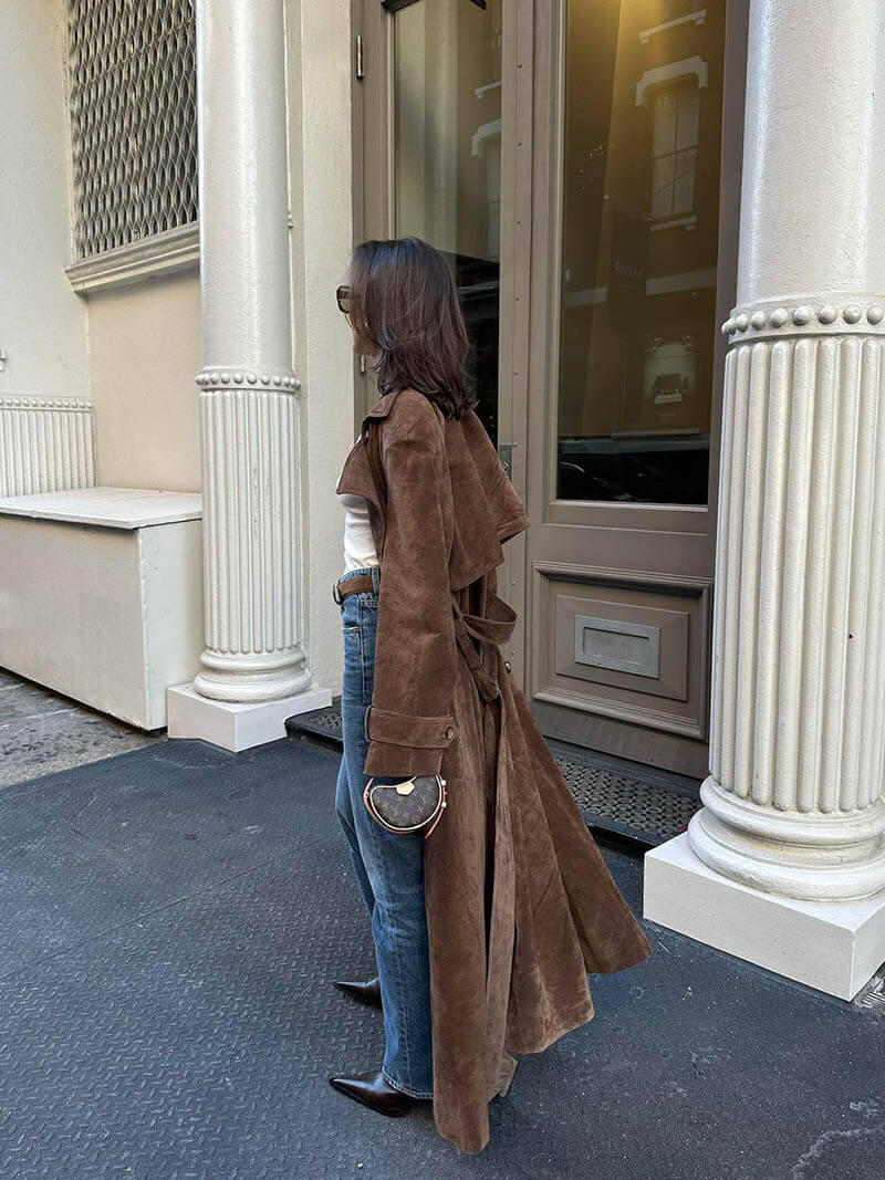 EB | Faux Suede Winterjacke für Damen