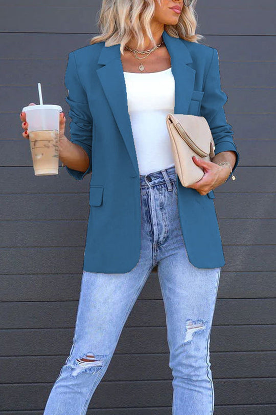 EB | Mittellanger Blazer mit Revers
