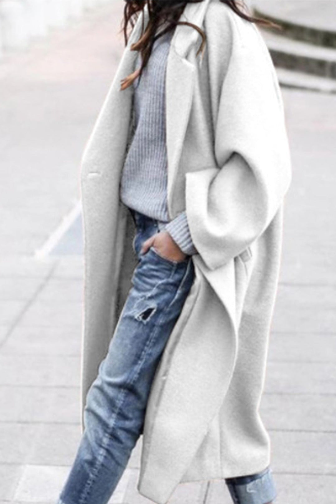 EB | Jacke mit Revers und Tasche