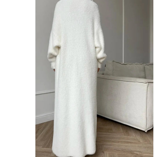 EB | Damen Lange Strickjacke mit Lockere Passform