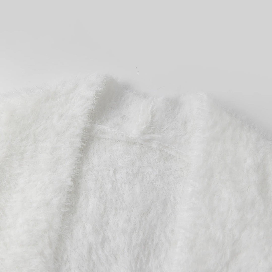 EB | Damen Lange Strickjacke mit Lockere Passform
