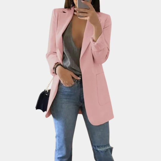 EB | Langer Slim Fit Blazer für Damen