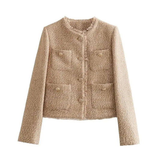 EB | Elegante Kurze Jacke für Damen Zeitlose Herbstmode