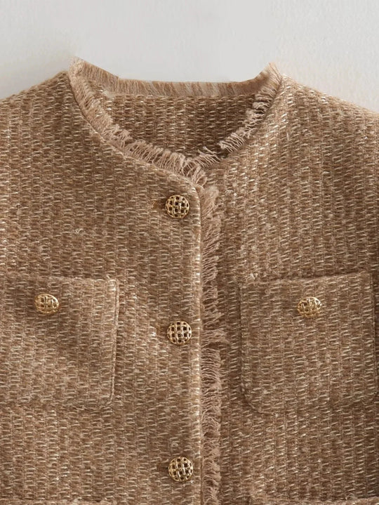 EB | Elegante Kurze Jacke für Damen Zeitlose Herbstmode