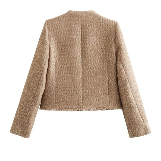 EB | Elegante Kurze Jacke für Damen Zeitlose Herbstmode
