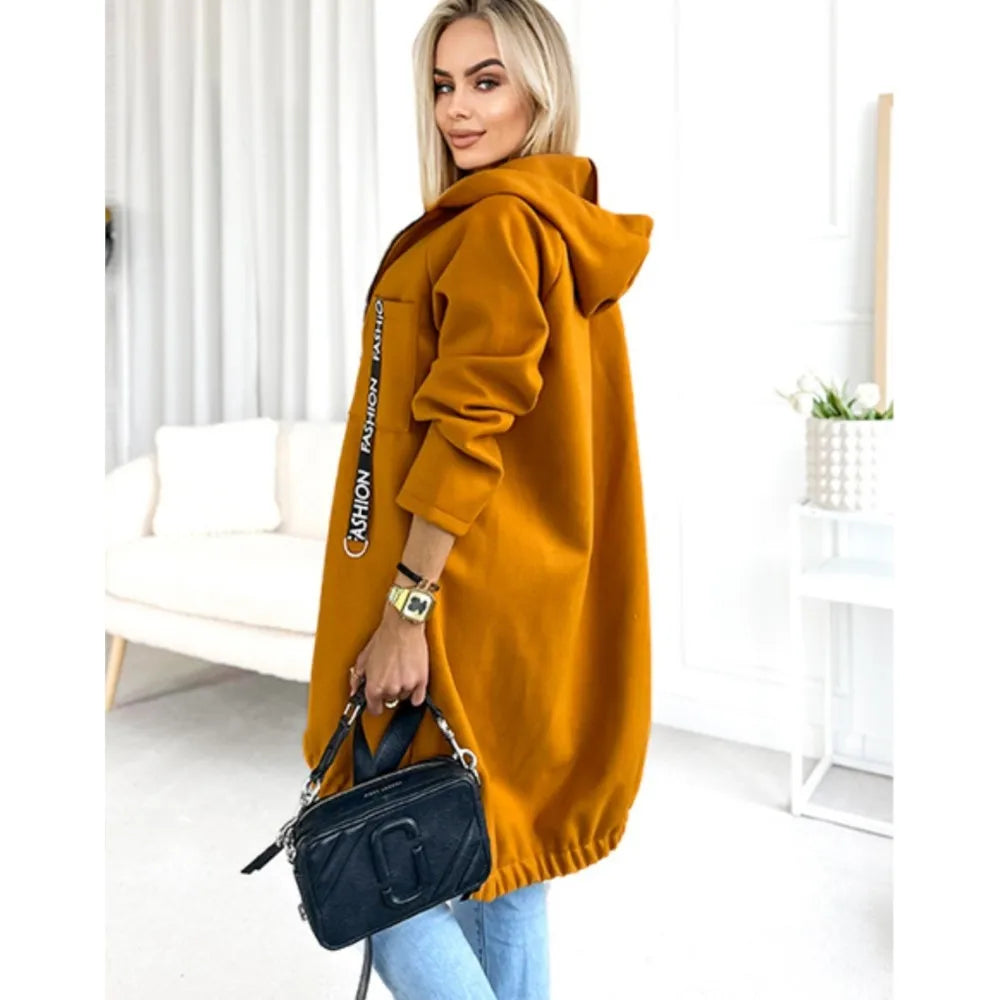 EB | Fleece Hoodie Jacke - Damen Winterjacke