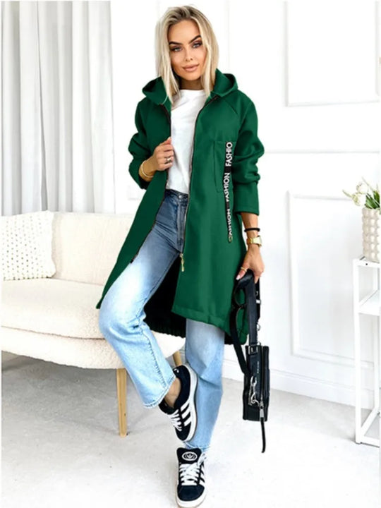 EB | Fleece Hoodie Jacke - Damen Winterjacke