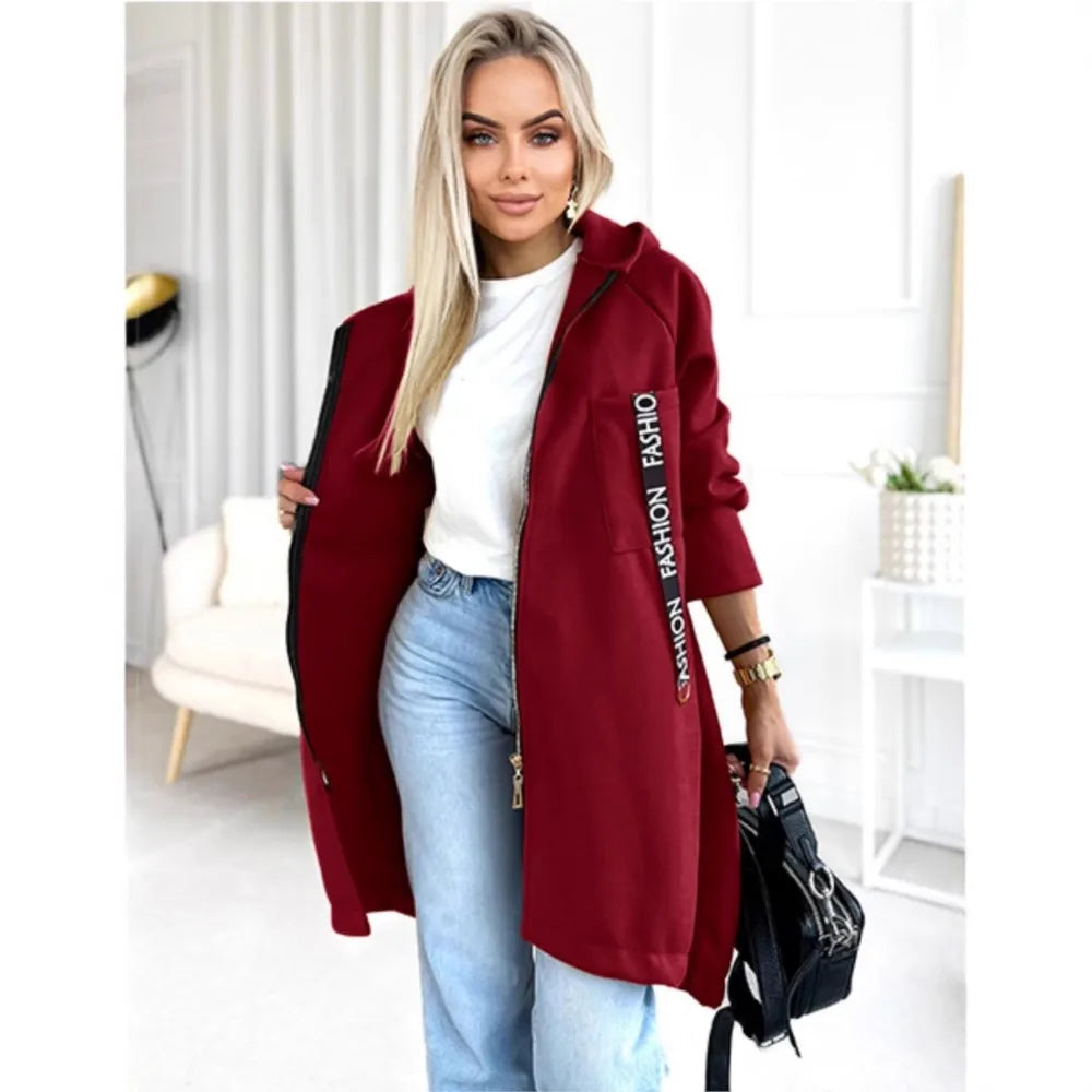 EB | Fleece Hoodie Jacke - Damen Winterjacke
