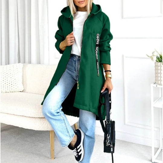 EB | Fleece Hoodie Jacke - Damen Winterjacke