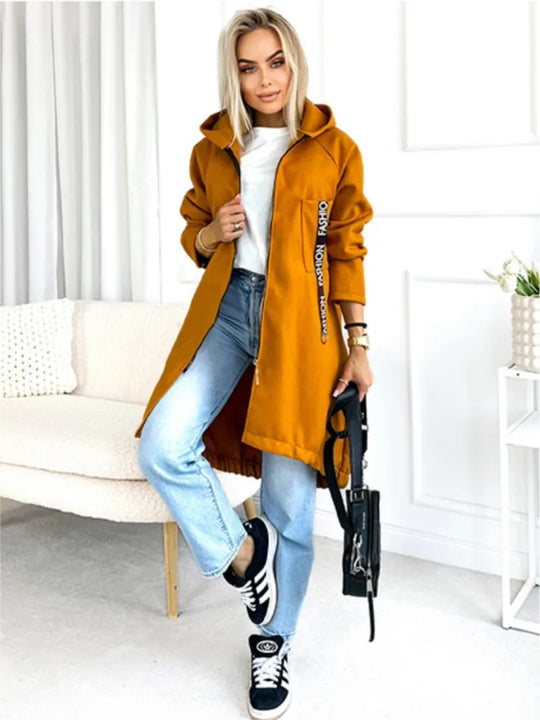 EB | Fleece Hoodie Jacke - Damen Winterjacke